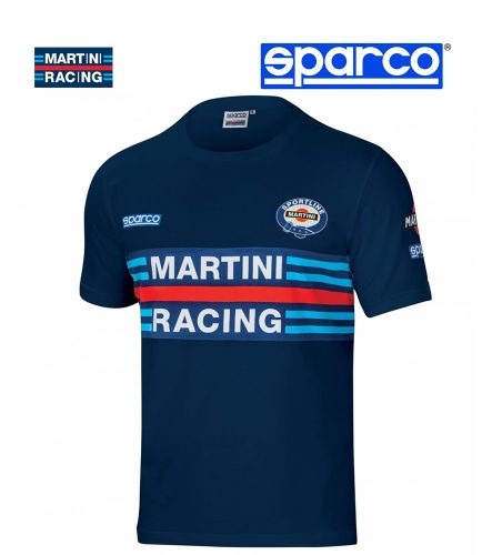 Sparco MARTINI RACING póló sötétkék színben