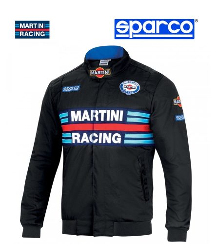 Sparco MARTINI RACING Bomber dzseki replica fekete színben