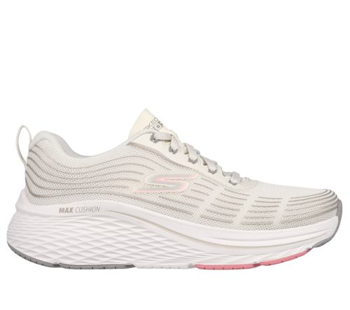 SKECHERS Max Cushioning Elite 2.0 női sportcipő, natúr/rózsaszín