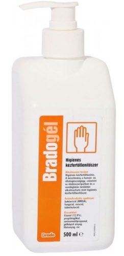 Bradogél kézfertőtlenítő szer 500ml - pumpás