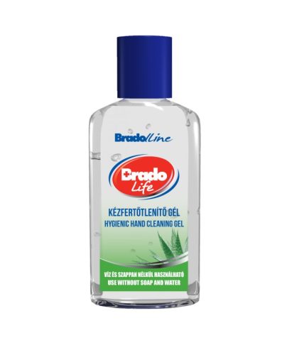 BradoLife kézfertőtlenítő gél 50ml - aloe vera