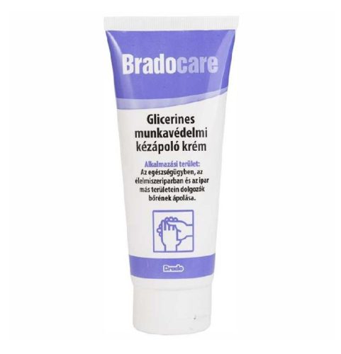 Bradocare kézápoló krém 100ml - glicerines