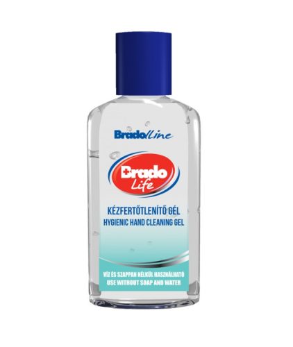 BradoLife kézfertőtlenítő gél 50ml  - hagyományos illatban