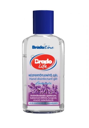 Bradolife kézfertőtlenítő gél 50 ml - levendula illatban