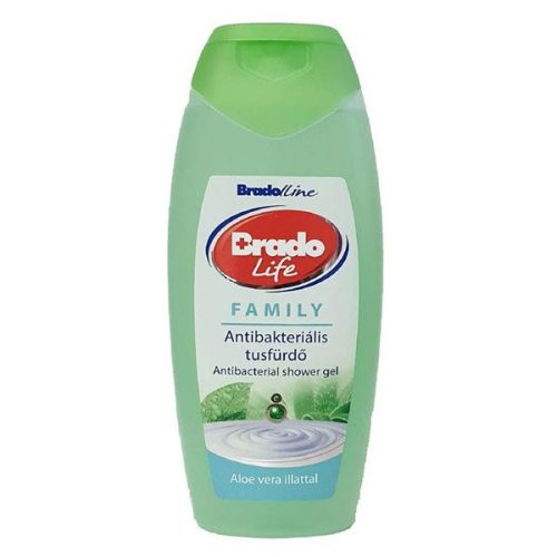 BradoLife antibakteriális tusfürdő 400ml - Family