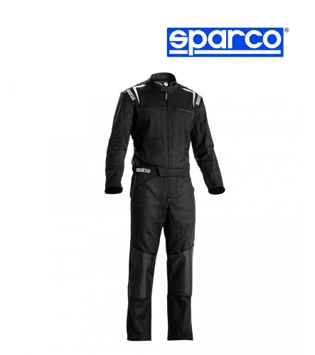 Sparco MS-5 szerelő overall, fekete színben