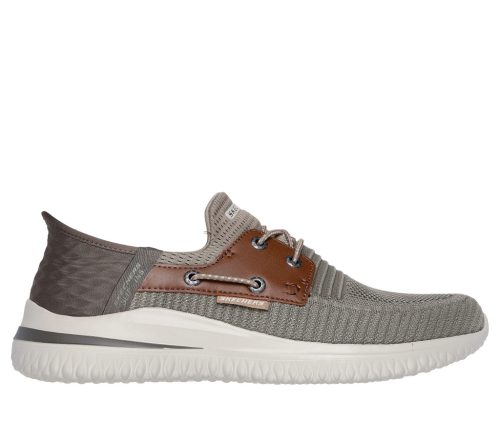 SKECHERS Slip-ins: Delson 3.0 - Roth férfi sportcipő, taupe - barna