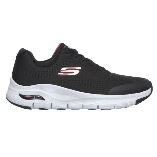 SKECHERS Arch Fit férfi sportcipő, fekete/piros