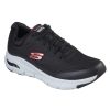 SKECHERS Arch Fit férfi sportcipő, fekete/piros