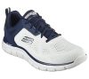 SKECHERS Broader férfi sportcipő, fehér/kék