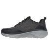 SKECHERS Relaxed Fit: D'Lux Walker 2.0 - Steadyway férfi sportcipő, fekete/szürke