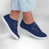 SKECHERS Bobs B Cute női vászoncipő, navy