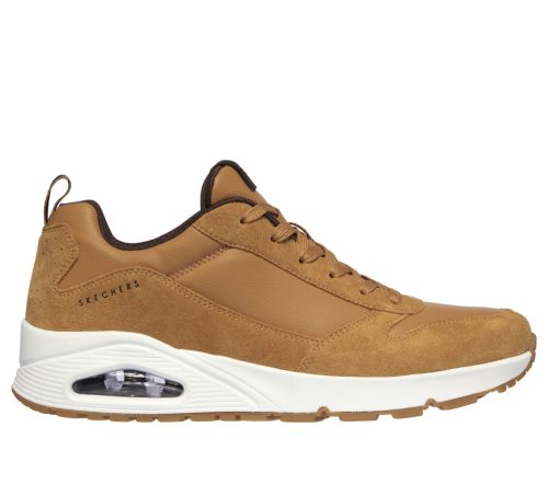 SKECHERS Uno Stacre férfi cipő, whisky