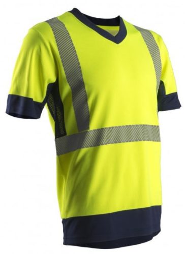 KOMO HI-VIZ SÁRGA RÖVID UJJÚ PÓLÓ