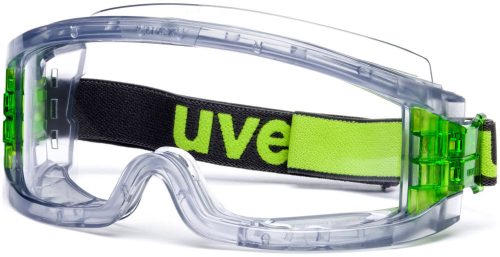 UVEX ULTRAVISION SZEMÜVEG,HAB- GUMIPÁNTOS,VÍZTISZTA LENCSE