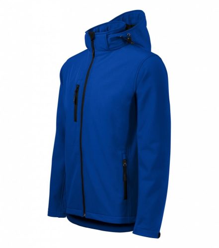 Adler férfi kapucnis softshell kabát - királykék