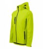 Adler férfi kapucnis softshell kabát - lime