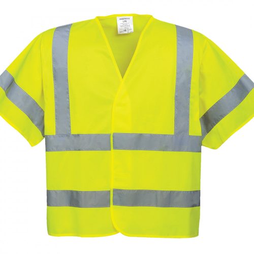 Hi-Vis rövid ujjú mellény 