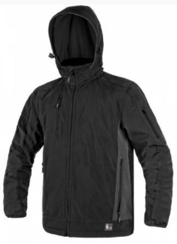 Férfi softshell kabát - fekete/szürke