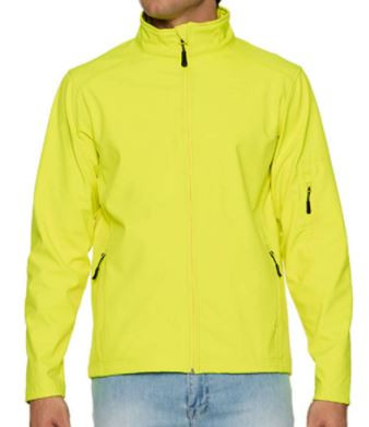 Hammer férfi softshell kabát - neon zöld