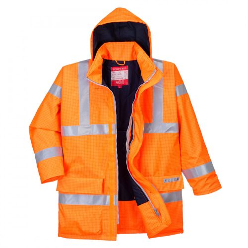 Bizflame Rain Hi-Vis antisztatikus FR kabát